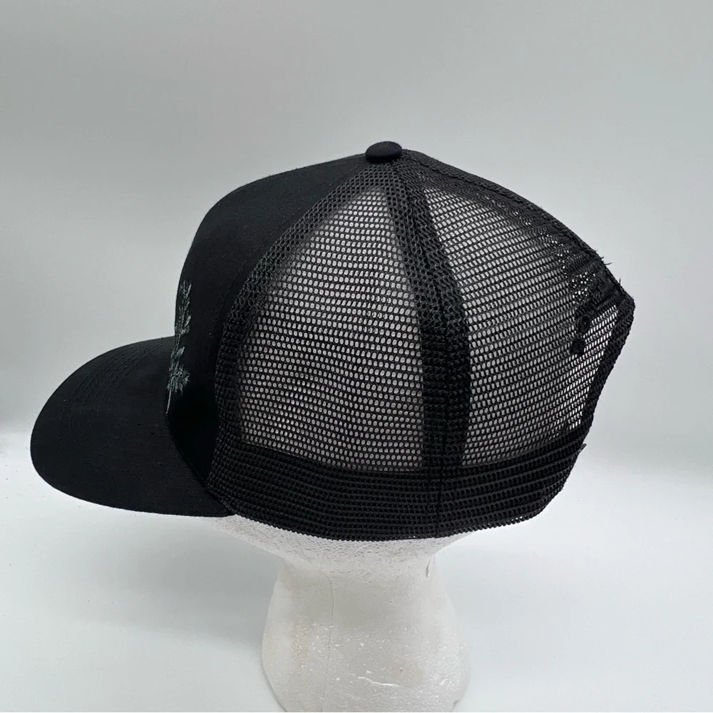 BottleRock Napa Valley Official Black Mesh Trucker Hat Snapback